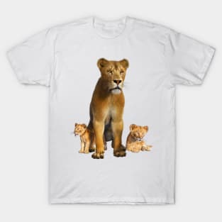 Lioness and cubs T-Shirt